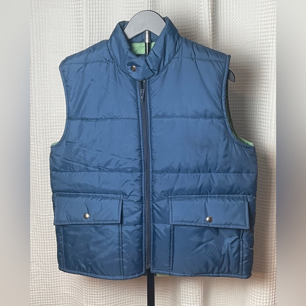 Holiday Ranger Vest, Mens M Navy, Vintage